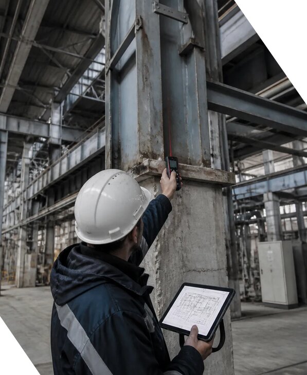 Обследование производственных зданий и сооружений в Колпине