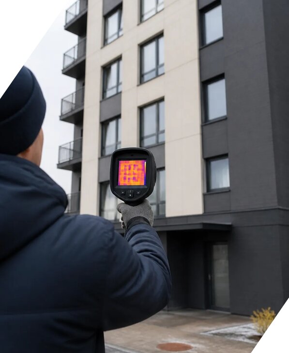 Тепловизионное обследование зданий в Колпине от 5158 р. | ЭкспертизаРоссия
